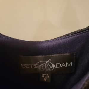 Betsy & Adam fringe dress, size 8